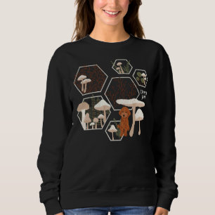 Hoku the Poodle   Mushroom Forest     Sweatshirt