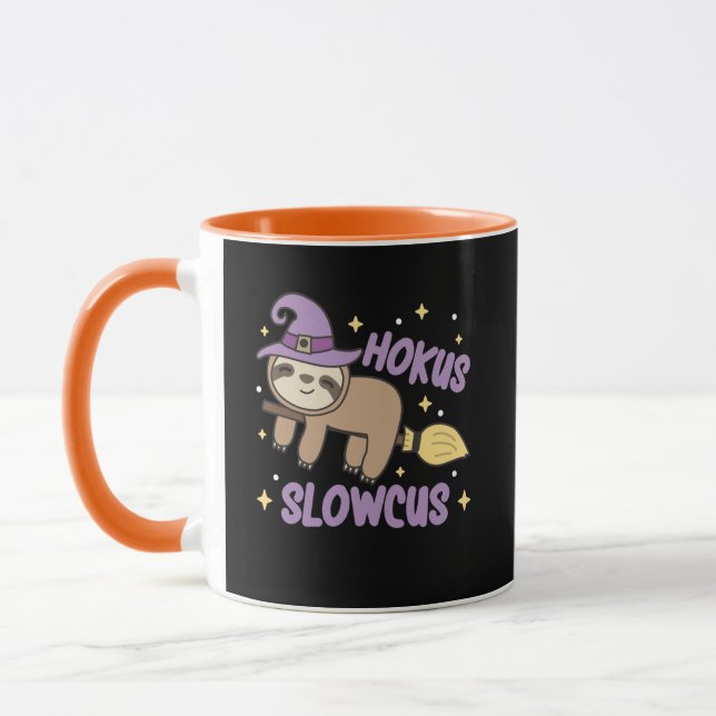 Hokus Slowcus - Fault Witch Halloween Costume Mug (Left)