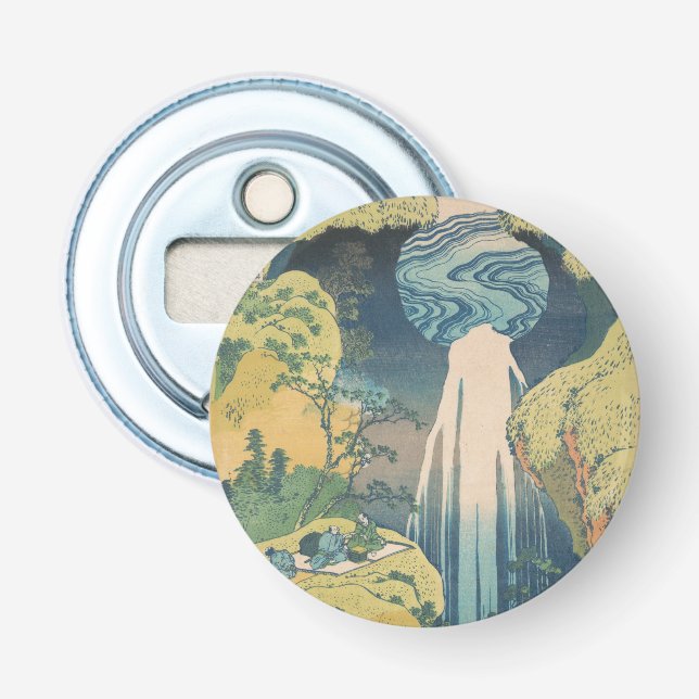 Hokusai Amida Falls Japan Waterfall  Bottle Opener (Front)