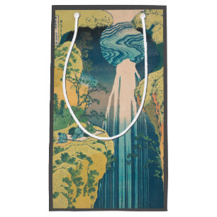 Hokusai Amida Falls Japan Waterfall Small Gift Bag