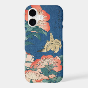 Hokusai Art Japonais Pivoines et Canari
