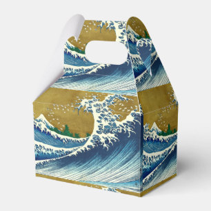Hokusai Big Wave Japan Japanese Art Favor Box