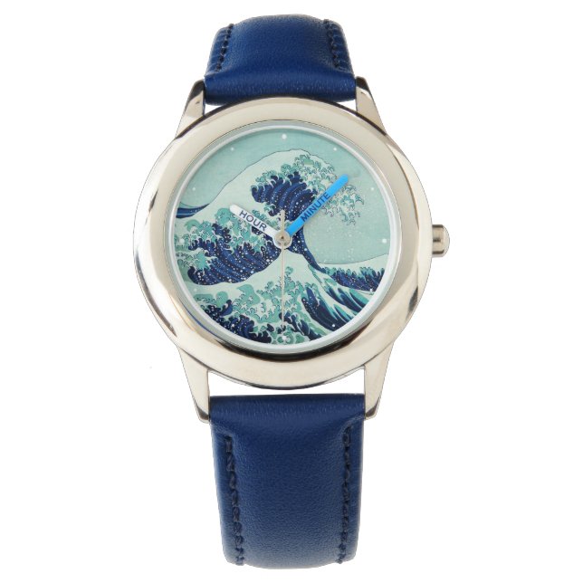 Hokusai Blue Waves Watch (Front)