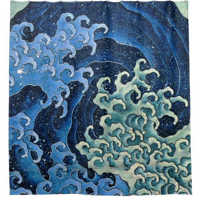 Hokusai Feminine Wave Vintage Ocean  (Front)