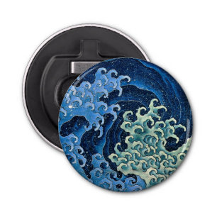 Hokusai Feminine Wave Vintage Ocean  Bottle Opener