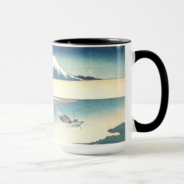 Hokusai: Fuji from a Boat Mug (Right)