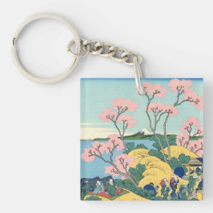 Hokusai Fuji from Gotenyama on the Tōkaidō Keychain