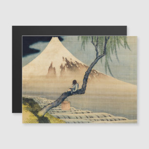 Hokusai - Garçon regardant la carte magnétique du 