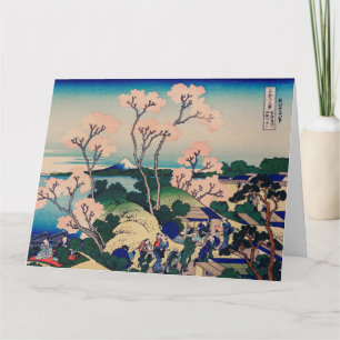 Hokusai - Goten-Yama-Hill Card