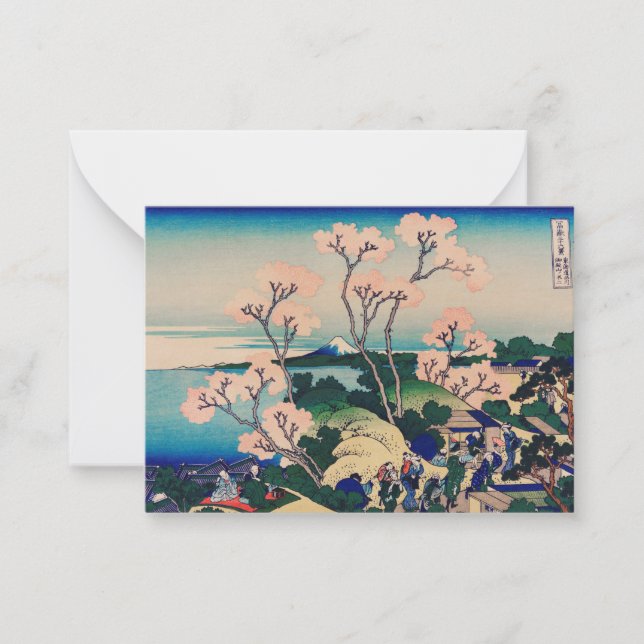 Hokusai - Goten-Yama-Hill Card (Front)