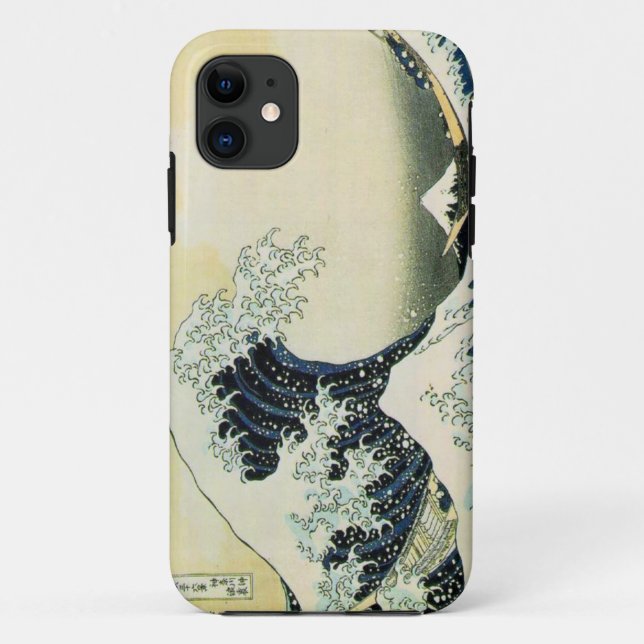 Hokusai Great Wave of Kanagaw iPhone Case (Back)