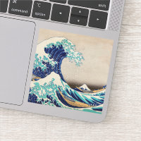 Hokusai Great Wave off Kanagawa. Vintage japan art