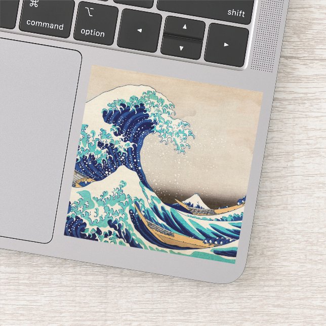 Hokusai Great Wave off Kanagawa. Vintage japan art (Detail)