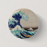Hokusai Great Wave off Kanagawa. Vintage japan art