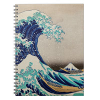 Hokusai Great Wave off Kanagawa. Vintage japan art