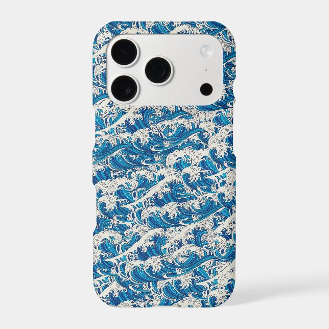 Hokusai Great Wave Pattern (Back)