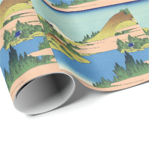 Hokusai Hakone Lake in Sagami Province Wrapping Paper