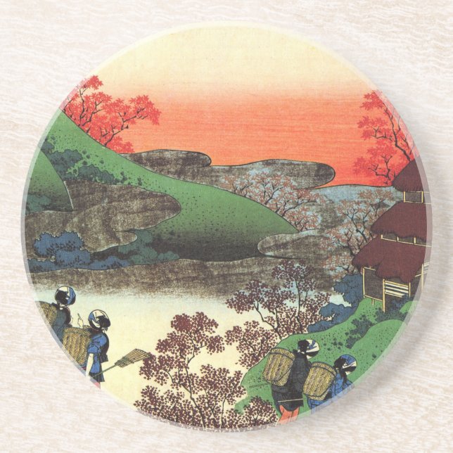 Hokusai - Japanese Art - Japan Coaster (Front)