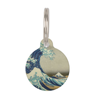 Hokusai Katsushika - Great Wave Pet Tag