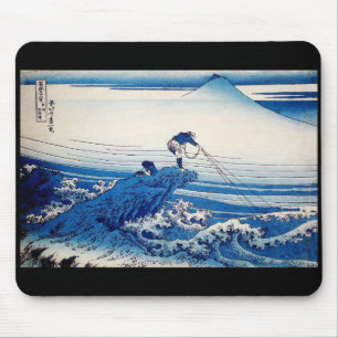 Hokusai KATSUSHIKA, HOKUSAI BLUE Mouse Pad