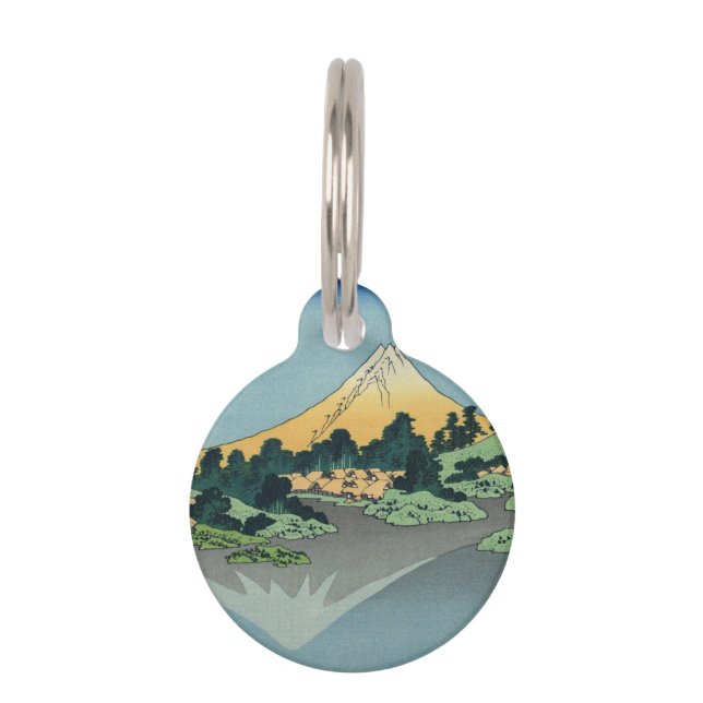 Hokusai Katsushika - Mount Fuji Pet Tag (Front)