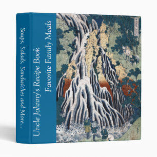 Hokusai Kirifuri Falls, Mount Kurokami, Shimotsuke Binder