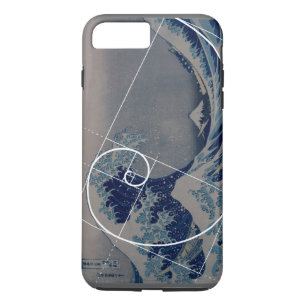 Hokusai Meets Fibonacci, Golden Ratio Case-Mate iPhone Case