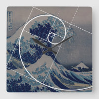 Hokusai Meets Fibonacci, Golden Ratio