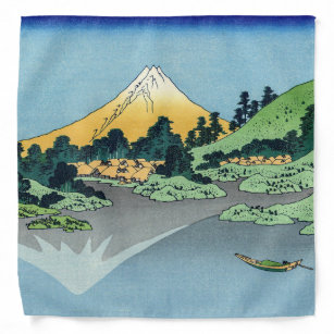 Hokusai - Mount Fuji Reflects in Lake Kawaguchi Bandana