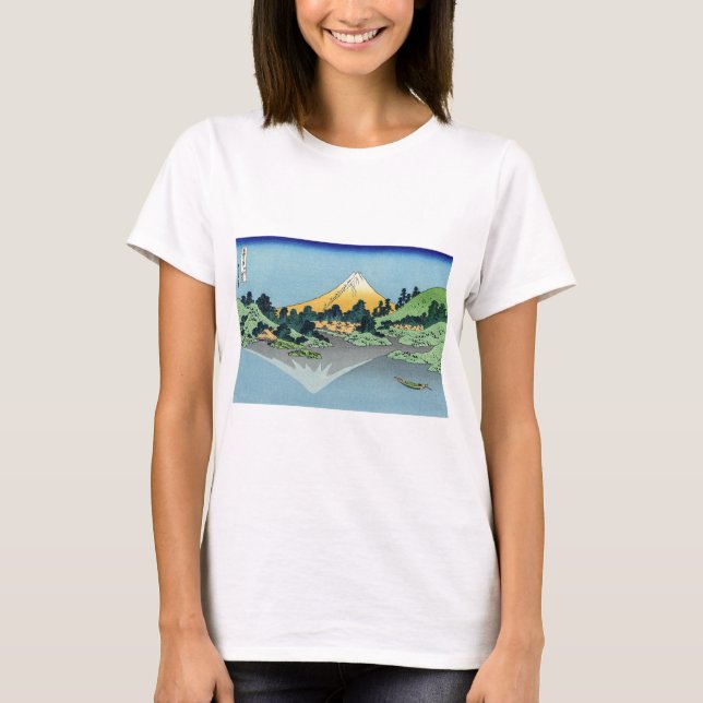 Hokusai - Mount Fuji Reflects in Lake Kawaguchi T-Shirt (Front)