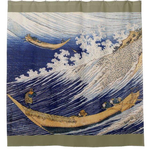 Hokusai Ocean Waves Sea Boats (Front)