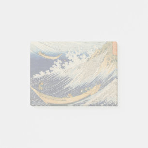 Hokusai Ocean Waves Sea Boats Post-it Notes