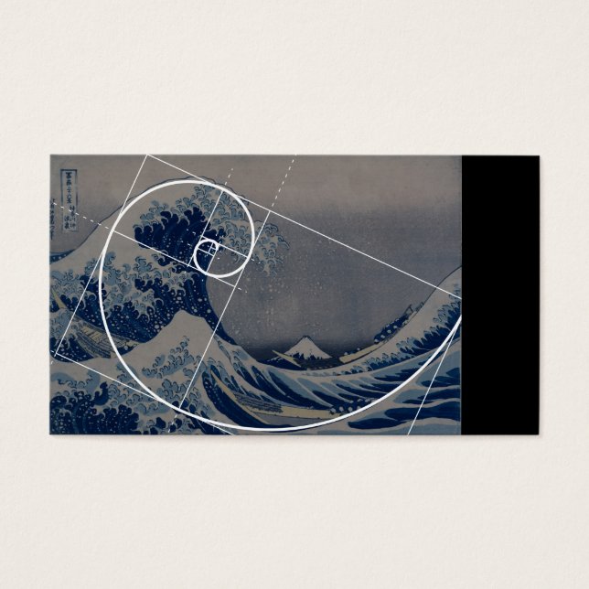 Hokusai rencontre Fibonacci, Golden Ratio (Devant)