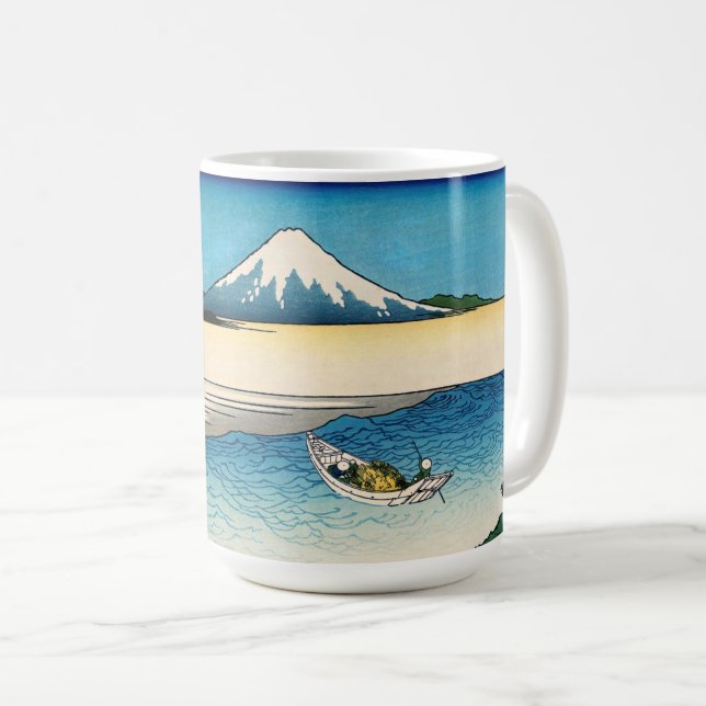 Hokusai - Tama river in the Musashi province Coffee Mug (Front Right)