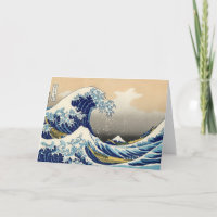 Hokusai The Great Wave Greeting Card