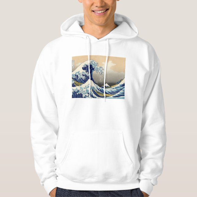 Hokusai The Great Wave Hoodie (Front)