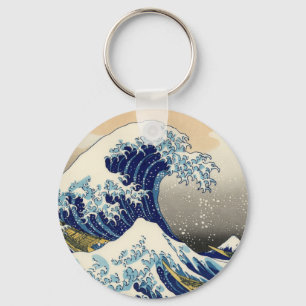 Hokusai The Great Wave Key Chain