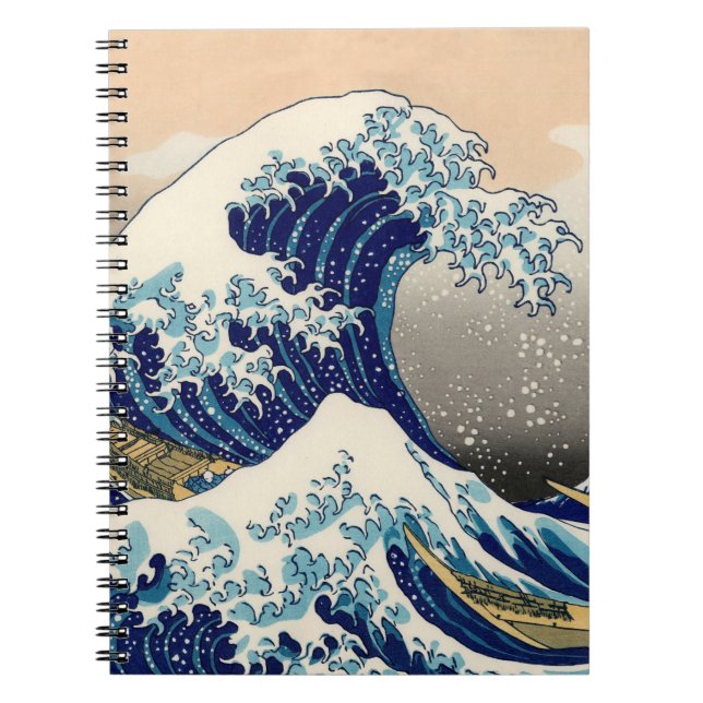Hokusai 'The Great Wave' Notebook (Front)