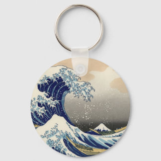 Hokusai: The great wave of Kanagawa Keychain