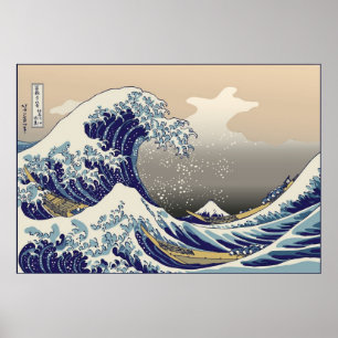 Hokusai The Great Wave Poster