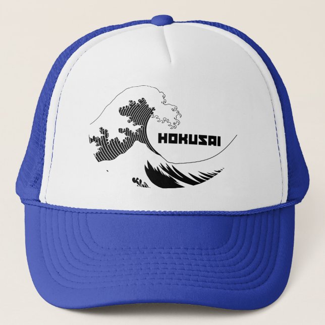 Hokusai - The Great Wave Trucker Hat (Front)