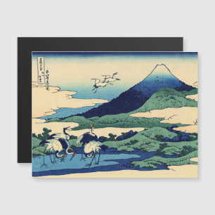 Hokusai - Umegawa in Sagami Magnetic Card