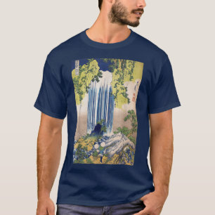 Hokusai Waterfall Vintage 1800's Japanese Art  T-Shirt