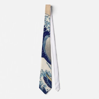 Hokusai Wave Tie