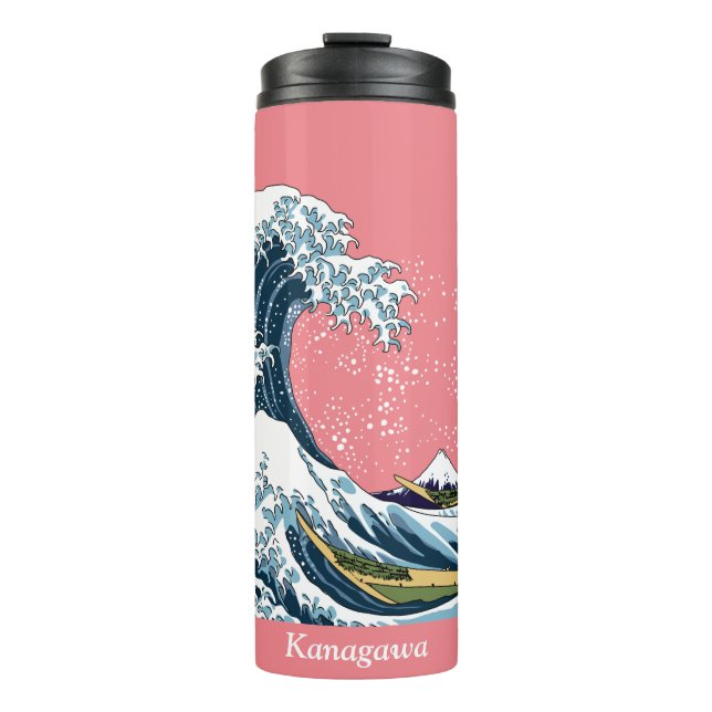 Hokusai's Great Wave off Kanagawa Thermal Tumbler (Front)
