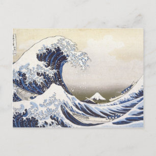 Hokusai's Great Wave Postcard