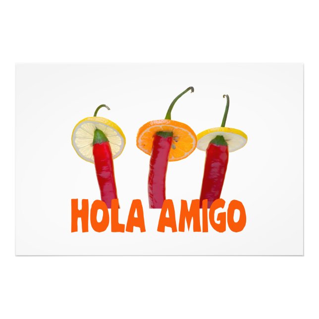 Hola Amigo Photo Print (Front)