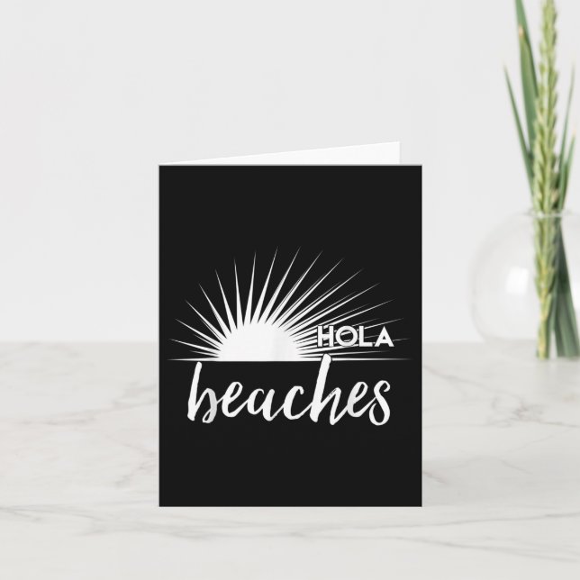 Hola Beaches _1  Card (Front)