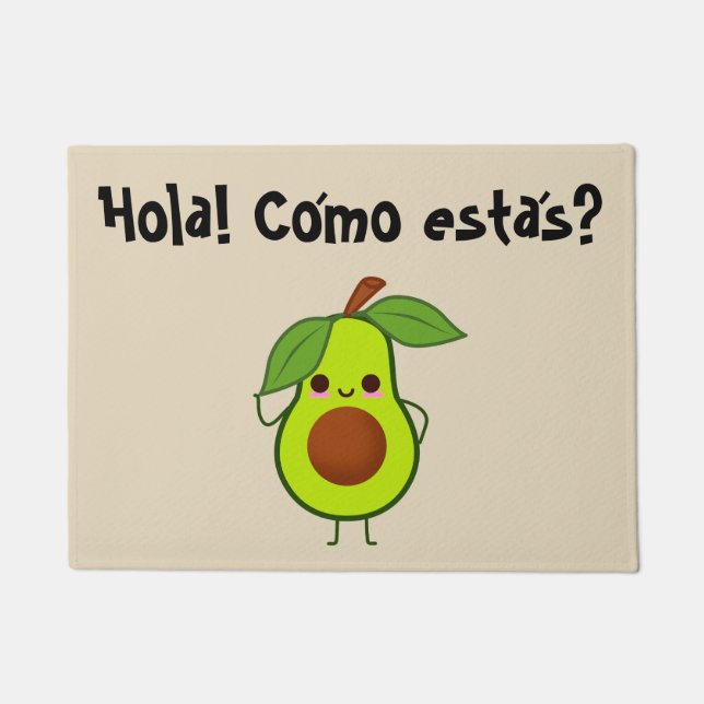 Hola! Como estas? Doormat (Front)