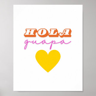 Hola Guapa Poster Print